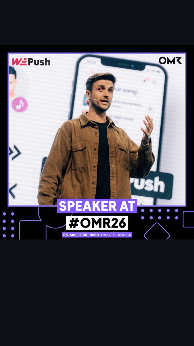 Markus Cremer speaker at OMR26